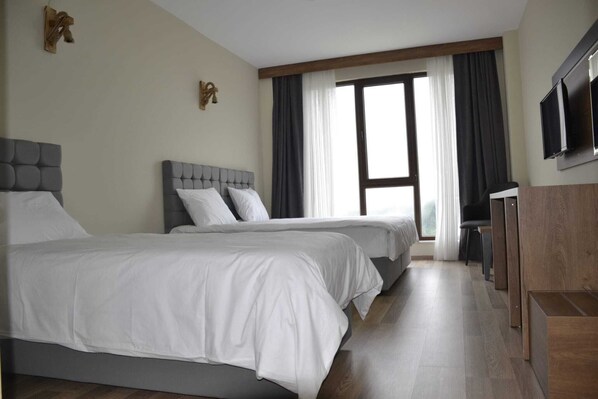 Habitación estándar, para no fumadores, vista a la montaña | Escritorio, espacio para trabajar con laptop y wifi gratis 