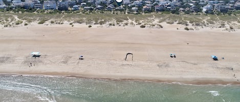 Aan het strand