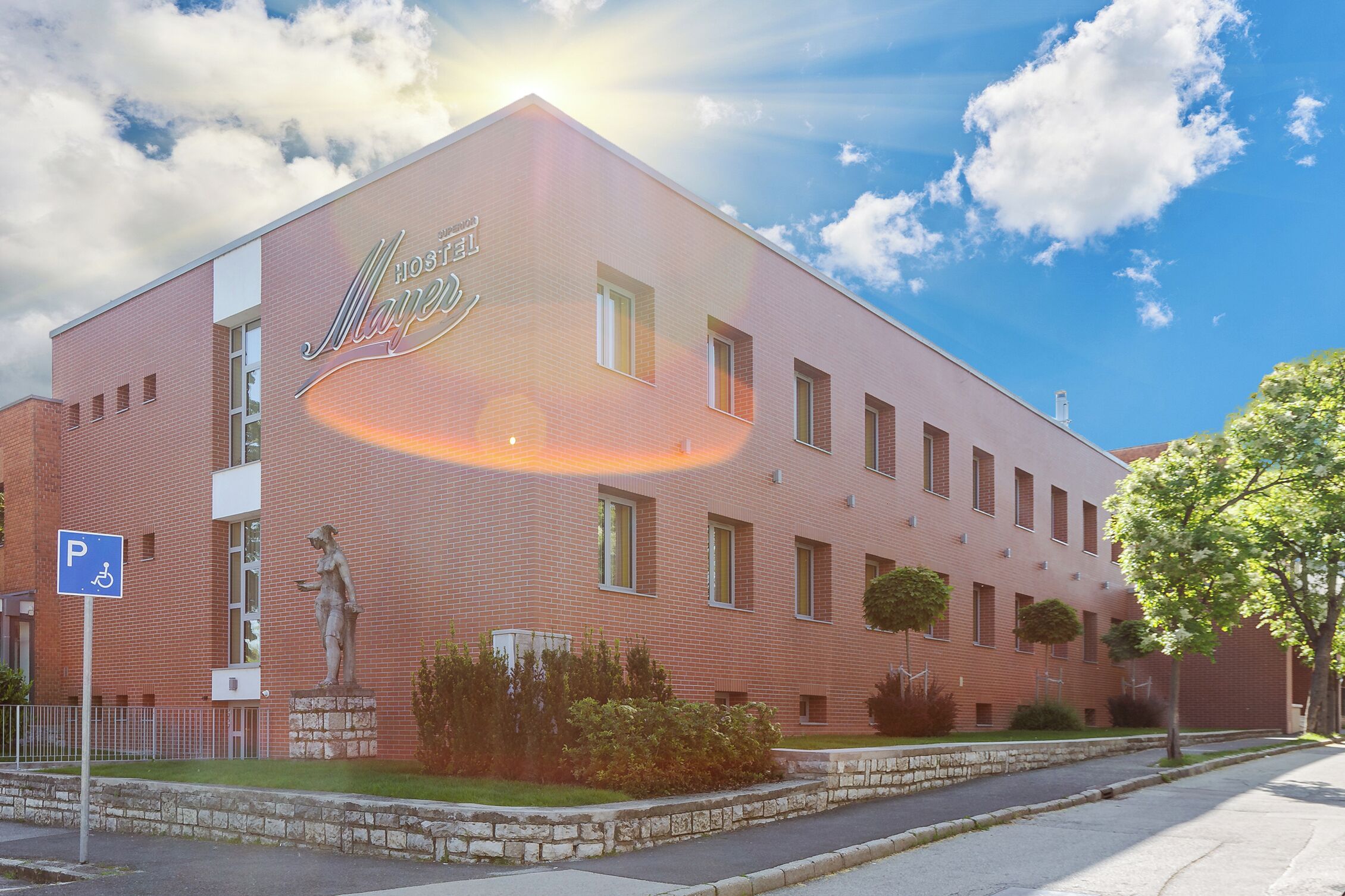 Fassade der Unterkunft