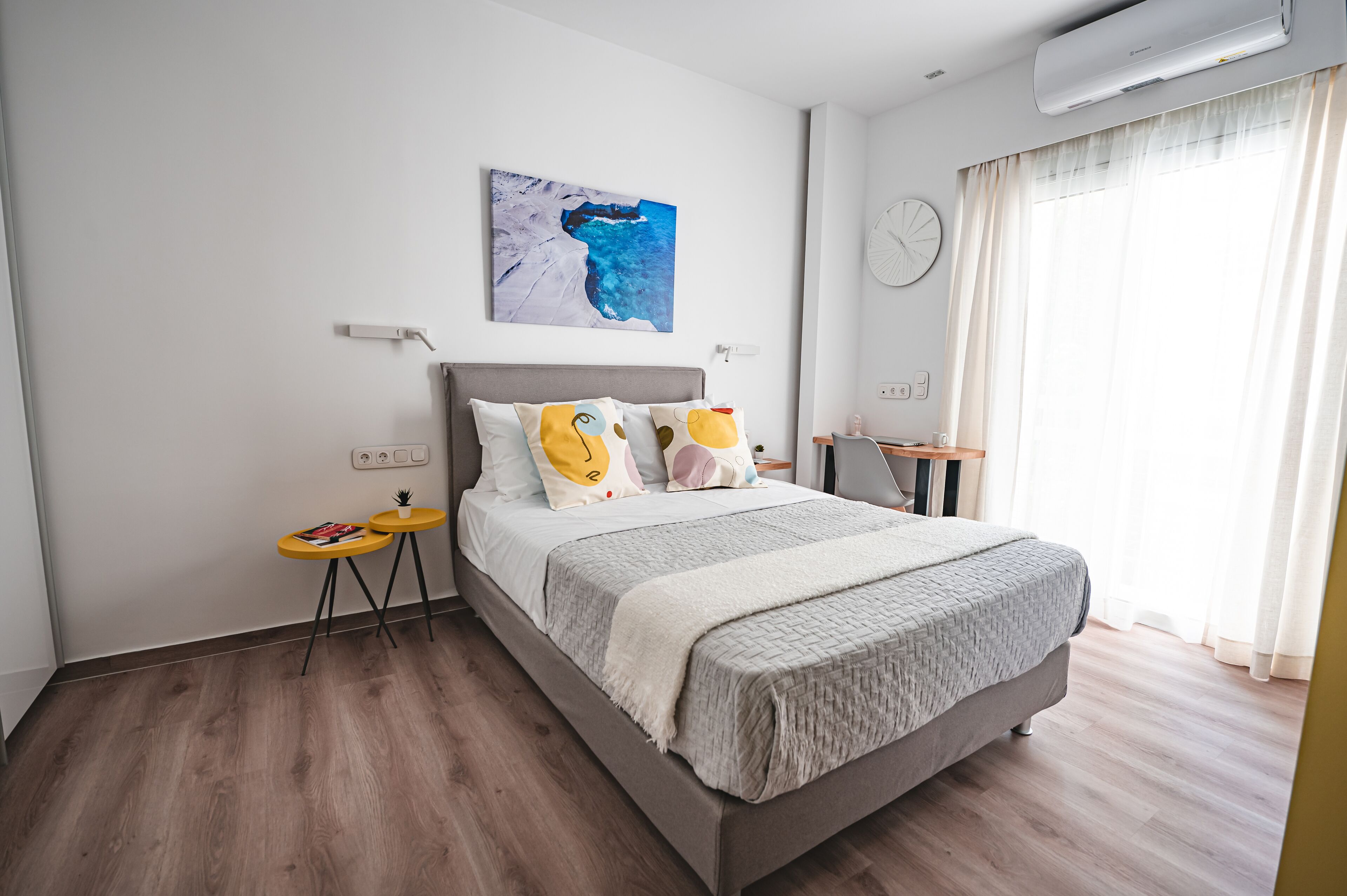 1 slaapkamer, een bureau, een strijkplank/strijkijzer, gratis wifi