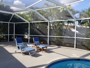 Et oppvarmet basseng