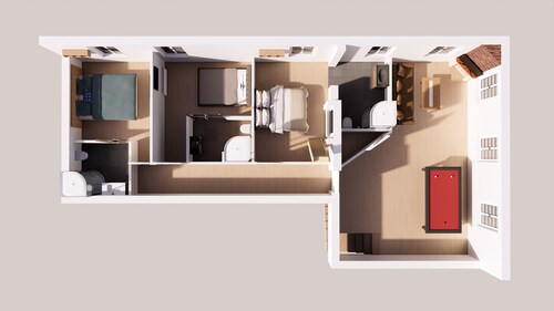 Maison d'hôtes, 6 adultes et 3 enfants maximum