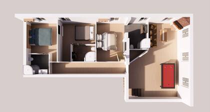 Maison d'hĂŽtes, 6 adultes et 3 enfants maximum