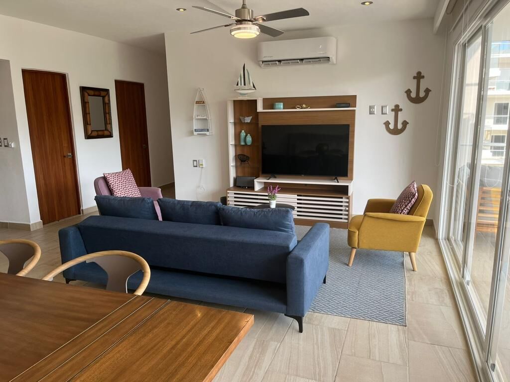 Departamento Amueblado con Club de Playa en Acapulco Diamante México