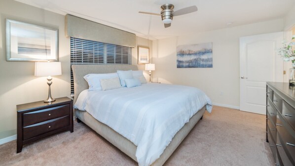 4 bedrooms, desk, iron/ironing board, free WiFi