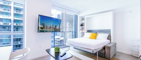 Iron/ironing board, free WiFi, bed sheets, wheelchair access