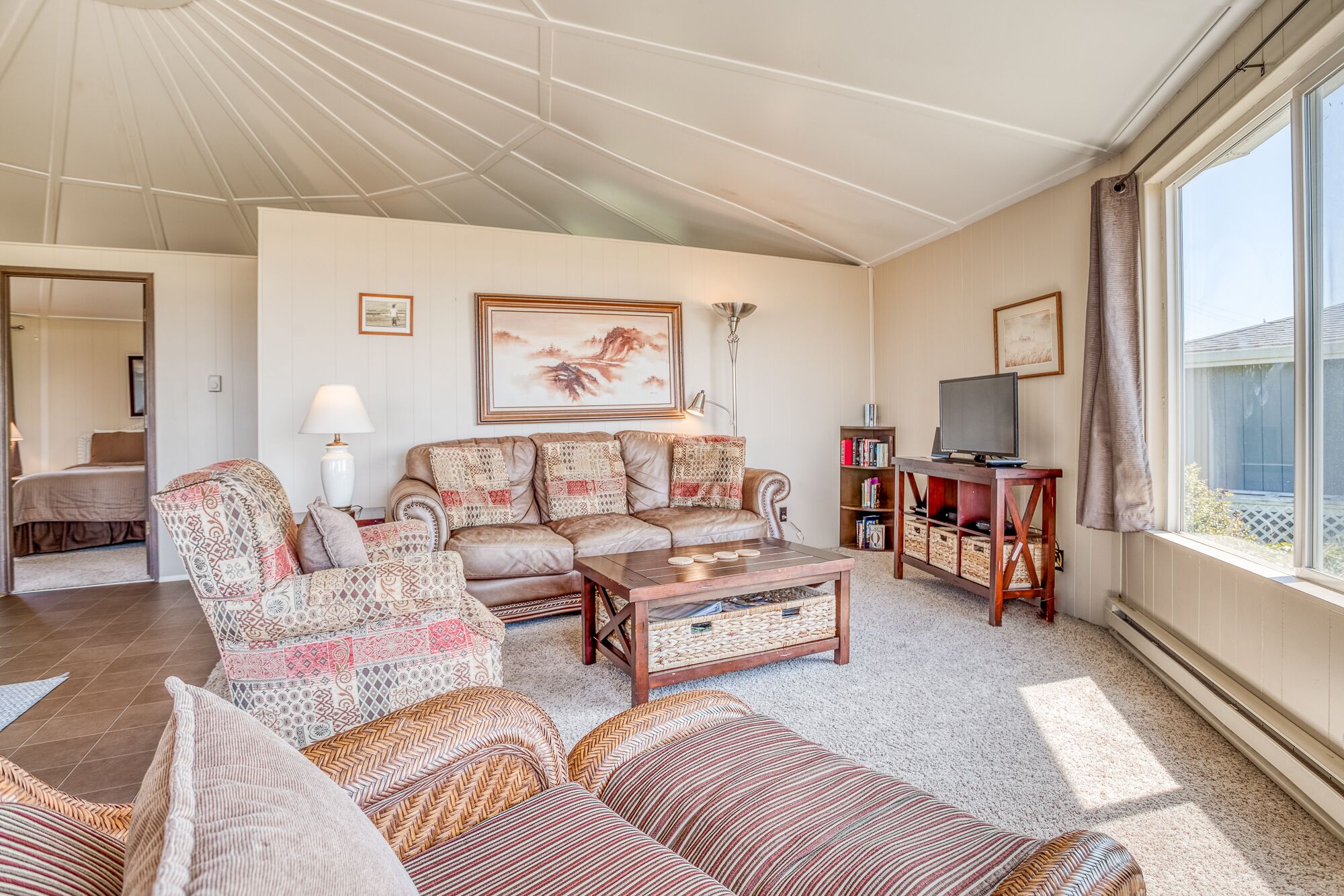 Cozy Oceanfront Home with Wrap Around Windows!  Beach access on the property!