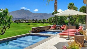 Outdoor pool - Legends by Avantstay Stunning Golf Villa Featuring Spa, Pool & Fire-pit (La Quinta)