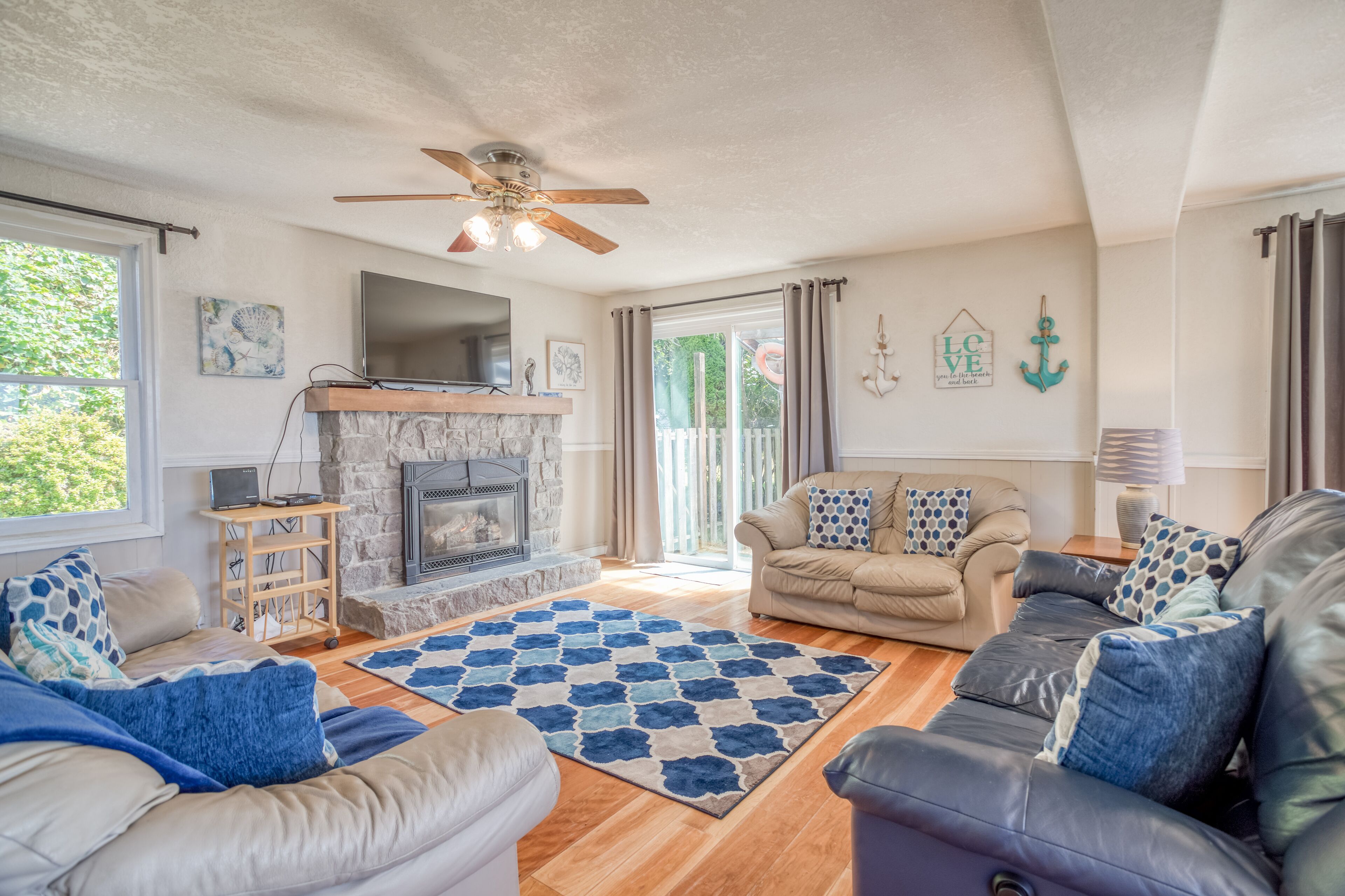 Roads End Ocean View Home Has Hot Tub, Second Living Area and Kids Playground!