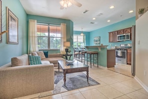 Reunion Vacation Rental | 3BR | 2.5BA | 1,686 Sq Ft | Stairs Required for Access - Relax & Play: Townhome Near Disney & More! (Reunion)