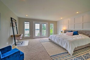 5 Schlafzimmer, Schreibtisch, Bügeleisen/Bügelbrett, Reisekinderbett