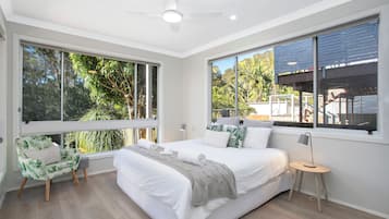 2 bedrooms, iron/ironing board, travel crib, free WiFi