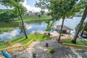 Property grounds - The Early Favorite: Spacious Lakefront Retreat with Private Dock, Water Access Game Room, and Views! (Hot Springs)