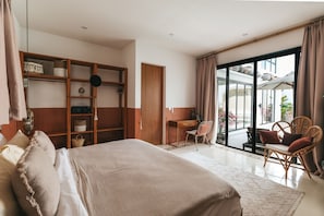 Vila, 3 kamar tidur | Brankas, Wi-Fi gratis, dan seprai linen