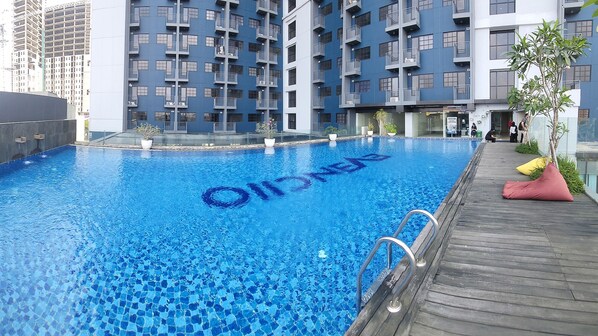 Front of property - Kozii Room at Evenciio Apartment (Depok)