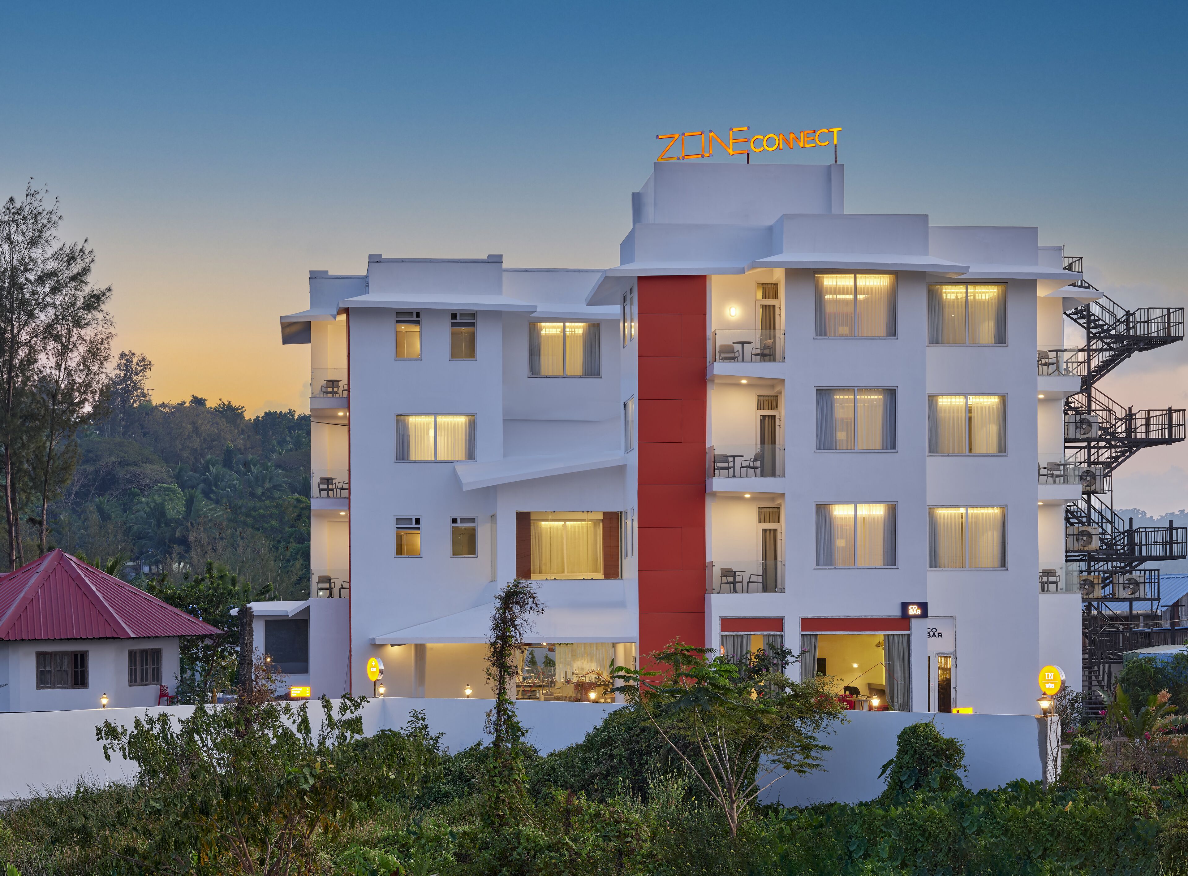 Fachada de la propiedad