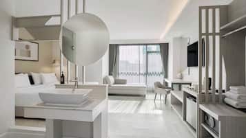 In-room safe, blackout curtains, soundproofing, iron/ironing board
