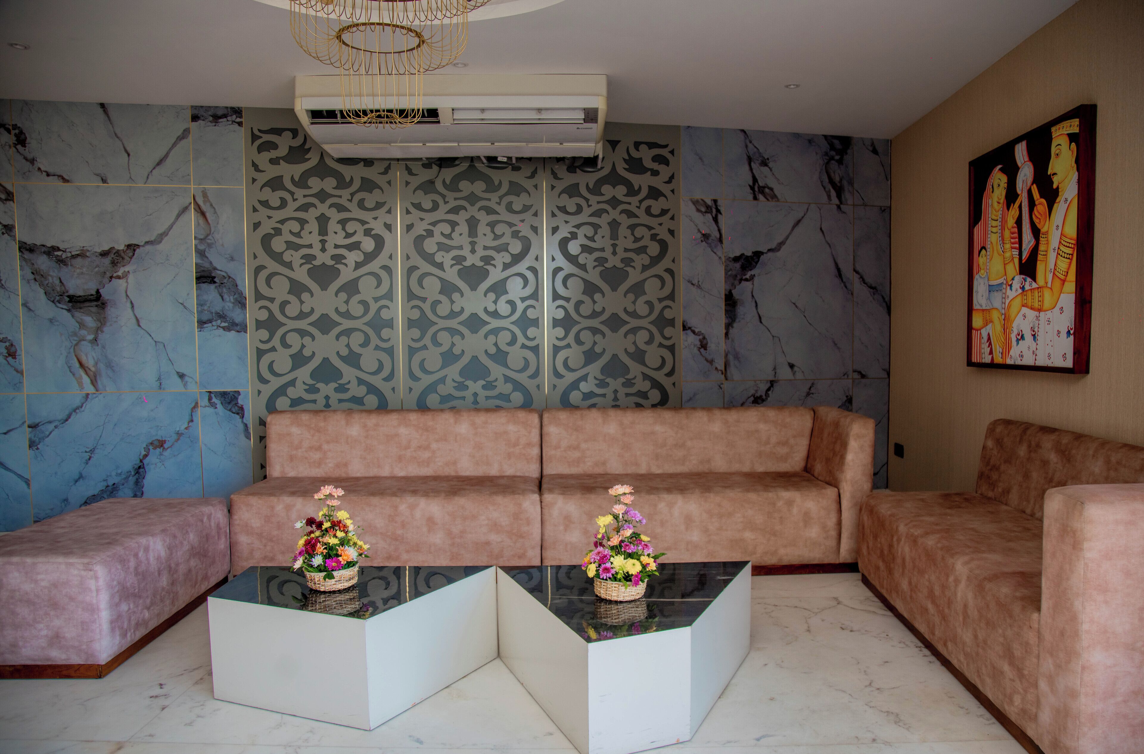 Sala de estar en el lobby
