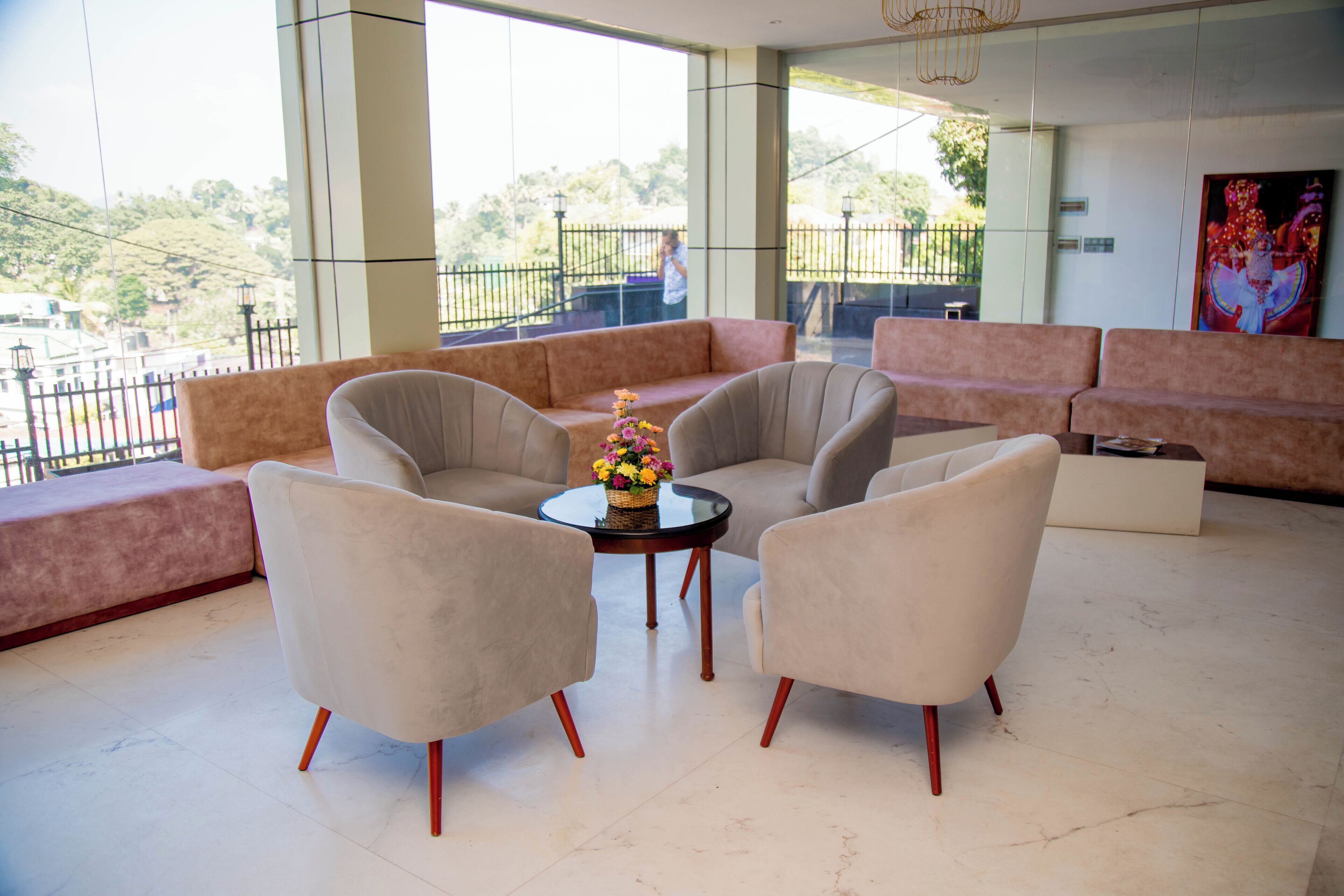 Lobby sitting area