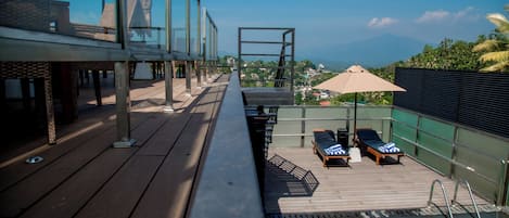 Piscina en la azotea