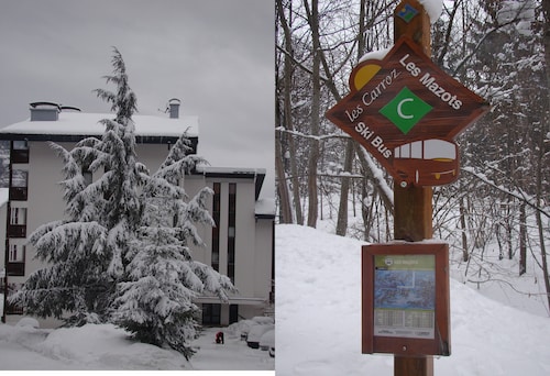 APART. 4 Pers. with GARAGE-200M Village Exposition Plein SUD