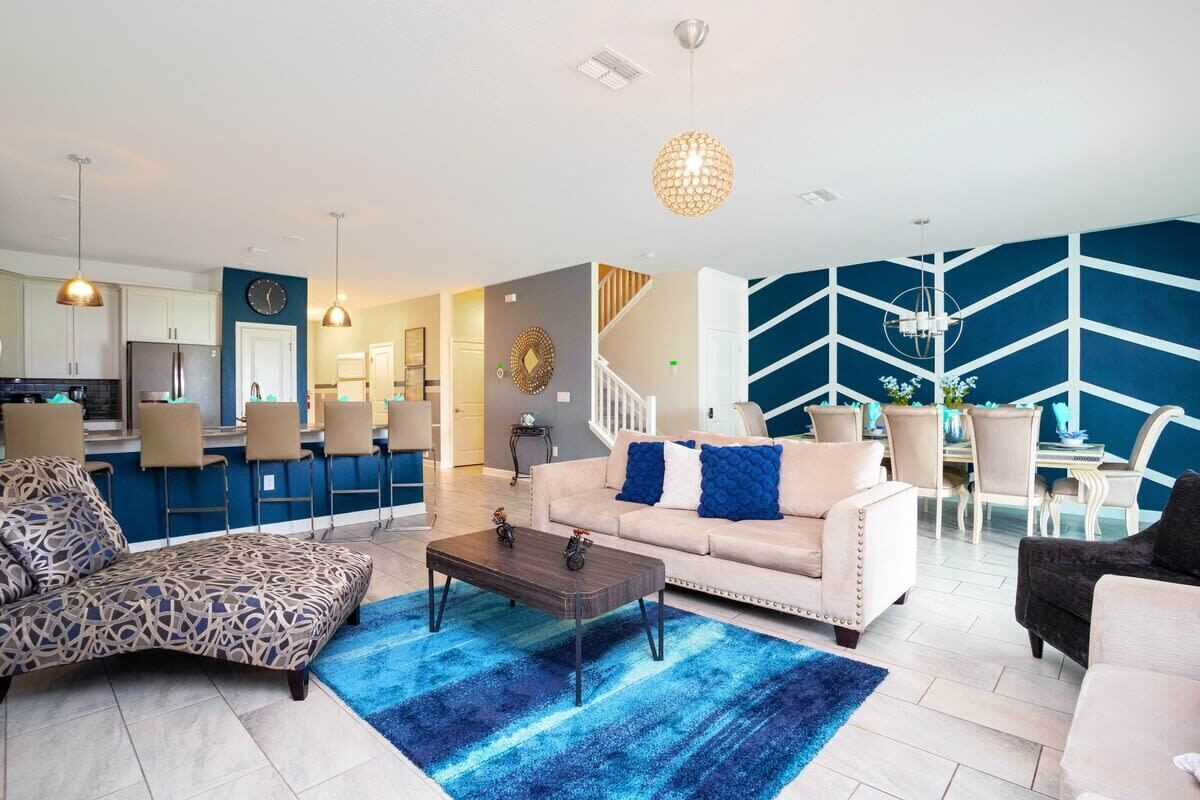 Townhome | Living area | 60-inch Smart TV with cable channels, Netflix, Hulu