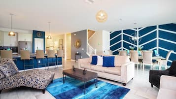 Townhome | Living area | 60-inch Smart TV with cable channels, Netflix, Hulu