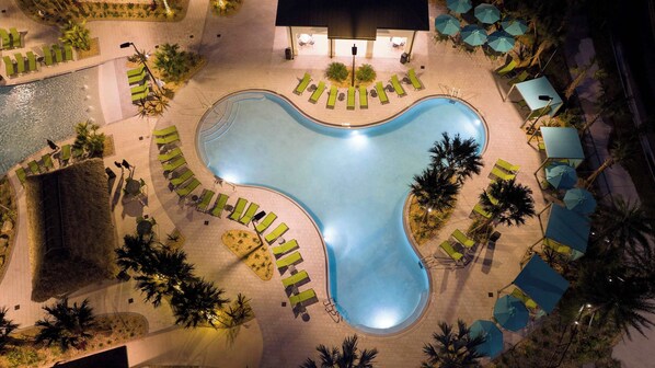 Front of property – evening/night