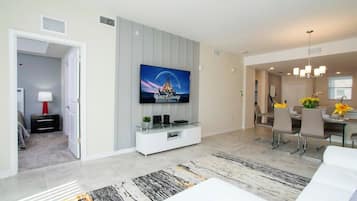 Condo | Living area | 60-inch Smart TV with cable channels, Netflix, Hulu