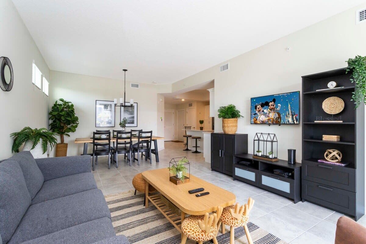 Condo | Living area | 60-inch Smart TV with cable channels, Netflix, Hulu
