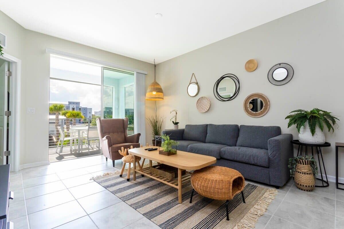 Condo | Living area | 60-inch Smart TV with cable channels, Netflix, Hulu