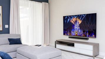 Townhome | Living room | 60-inch Smart TV with cable channels, Netflix, Hulu
