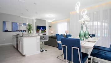 Townhome | Living area | 60-inch Smart TV with cable channels, Netflix, Hulu