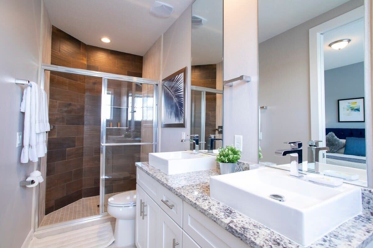 Townhome | Bathroom | Free toiletries, hair dryer, towels, soap