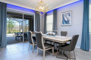 Dining room - Stunning 5Bd w/ Pool Close to Disney @ Solterra 7829 (Davenport)
