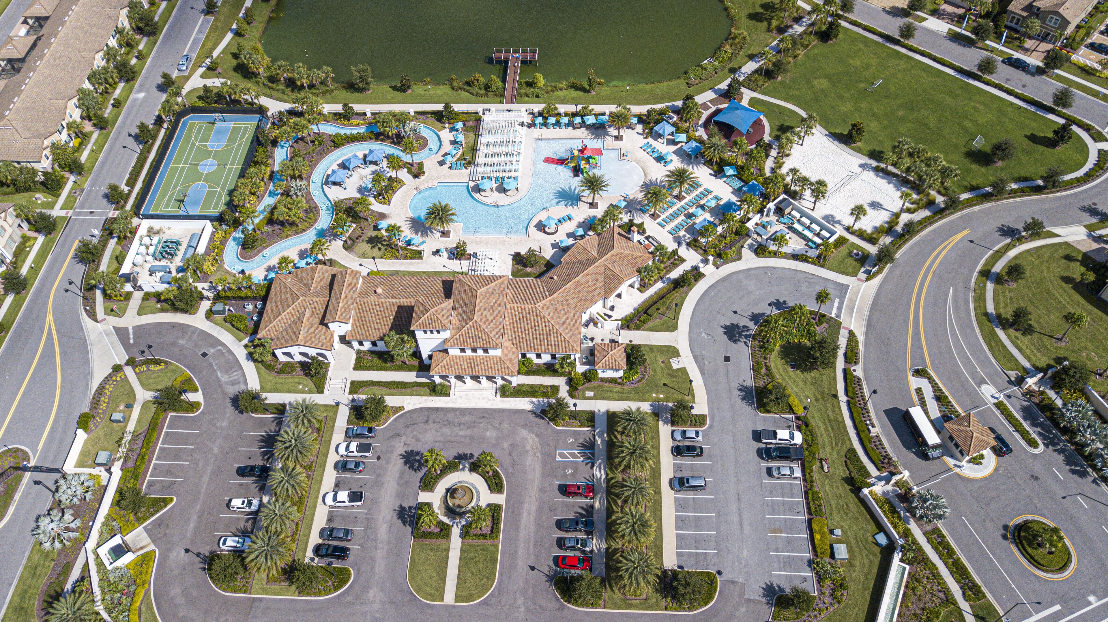 Vue sur la ville depuis l’hébergement