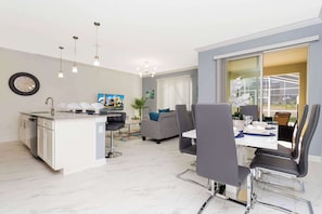 Townhome | Living area | 60-inch Smart TV with cable channels, Netflix, Hulu