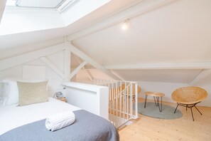 2 chambres, fer et planche Ă repasser, Wi-Fi gratuit, draps fournis