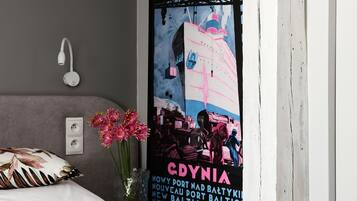 Family Quadruple Room (vaulted ceiling) | Desk, laptop workspace, iron/ironing board, free WiFi