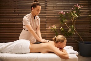 Sauna, body treatments, aromatherapy, Swedish massages, sports massages