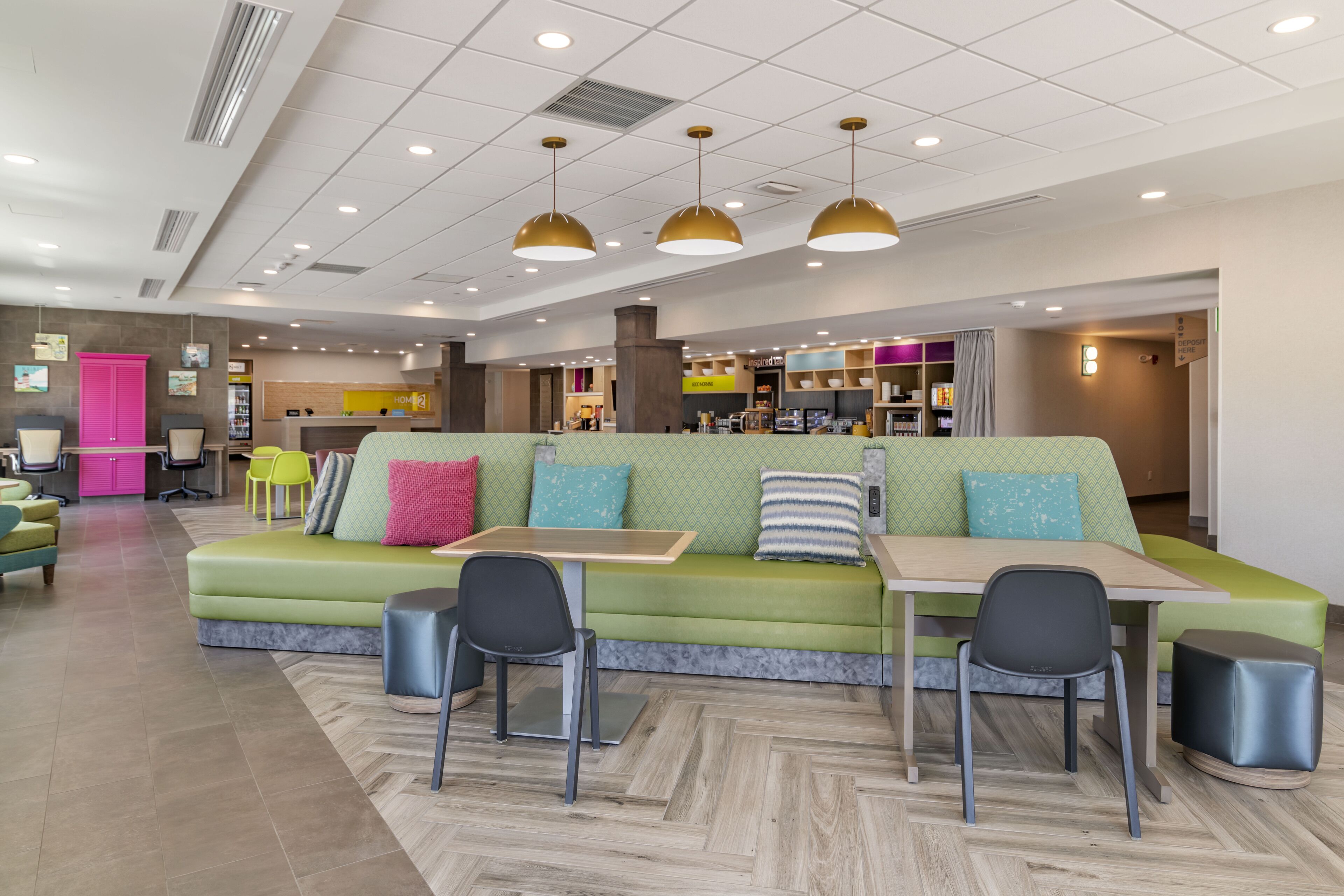 Sala de estar en el lobby