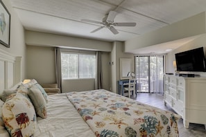2 bedrooms, iron/ironing board, internet, bed sheets