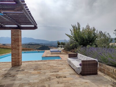 Idyllic Villa , Magnificent Views, Stunning location, Pool,