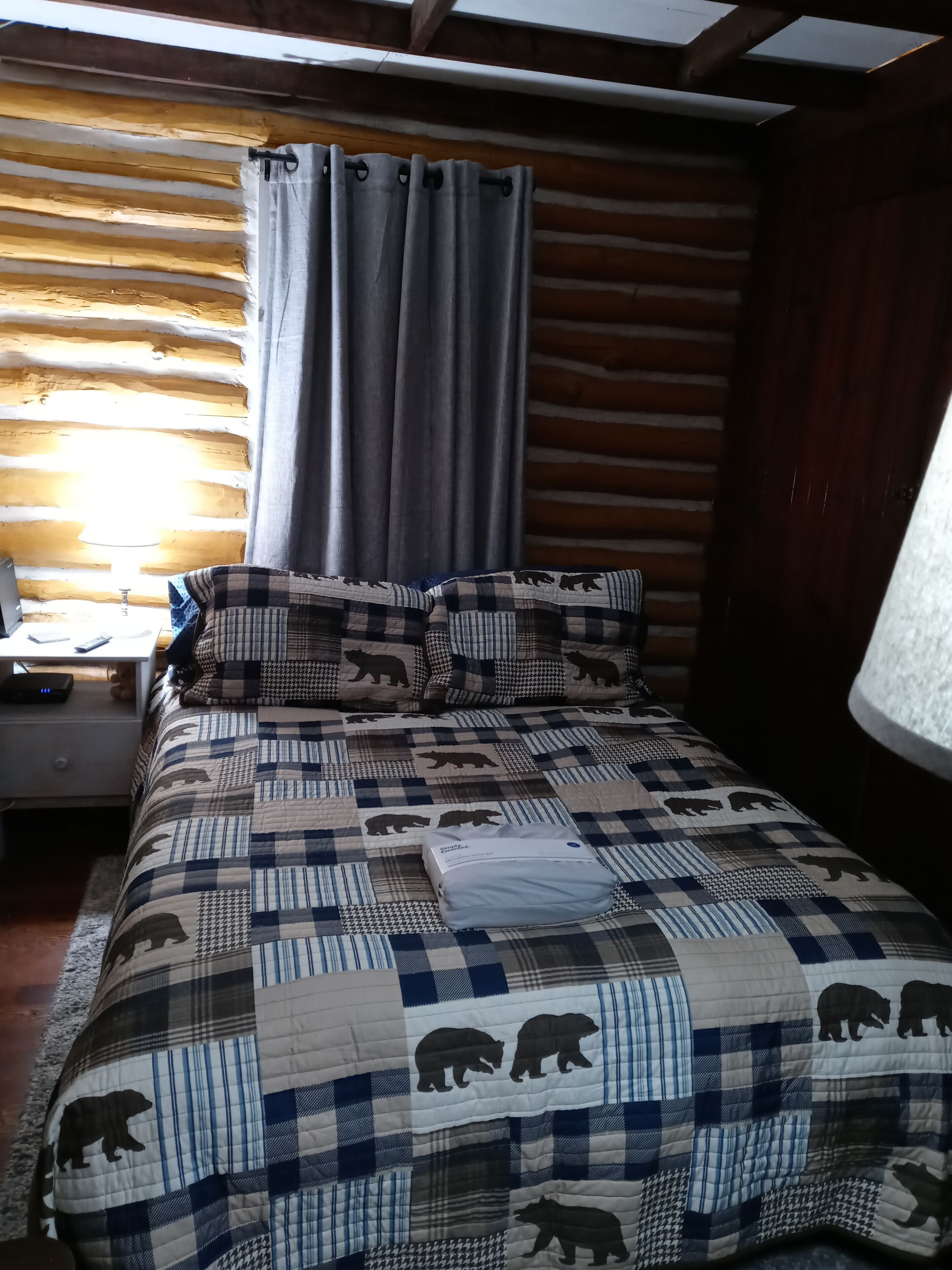 Original Chestnut Log Cabin In A Lake Community