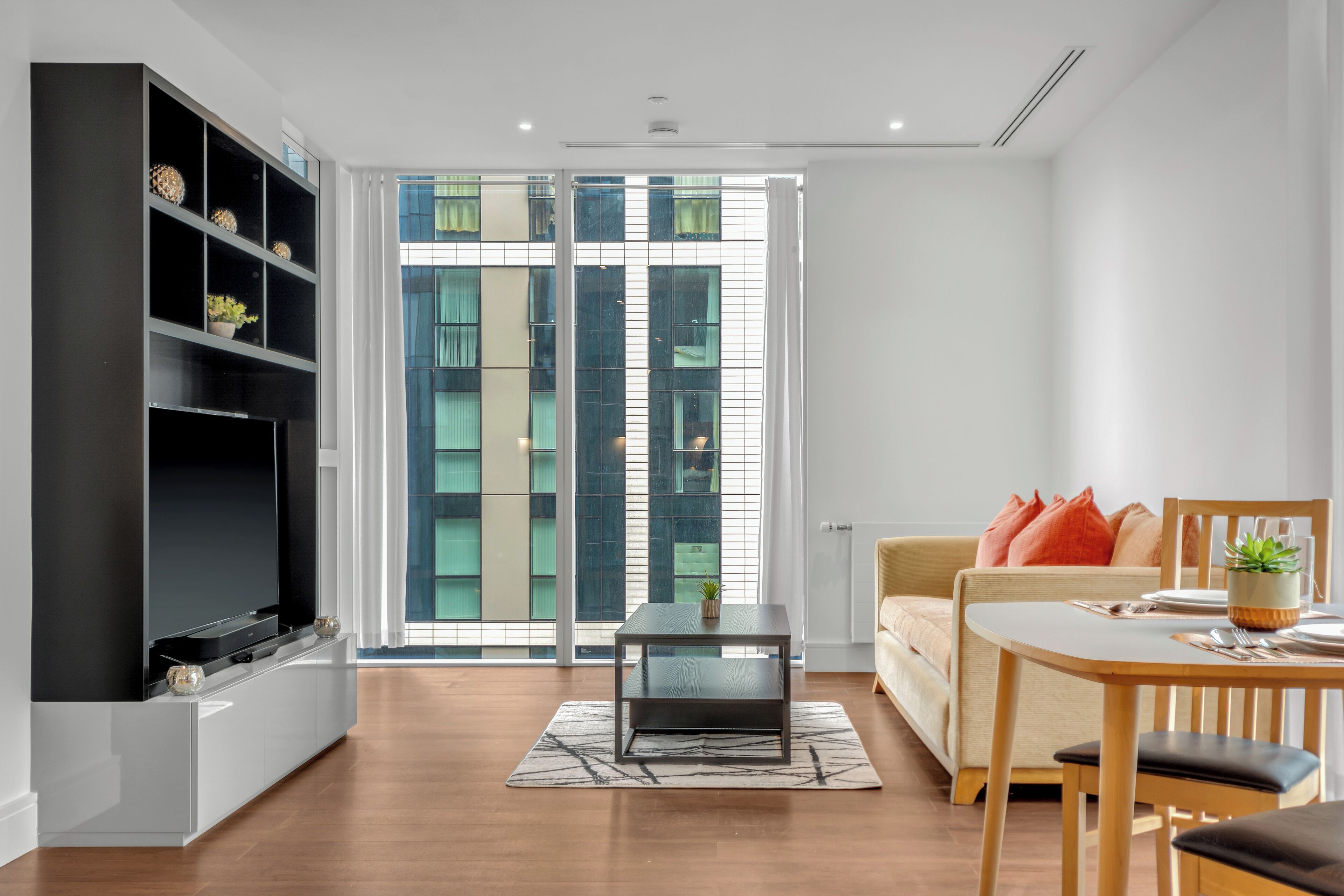 Superior Apartment, 2 Bedrooms, Non Smoking, Kitchenette | Living area | 32-inch LED TV with satellite channels, TV