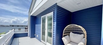 Stunning Beach Block 5BR/4BA Home w/ Elevator & Outdoor Decks–Steps to Boardwalk