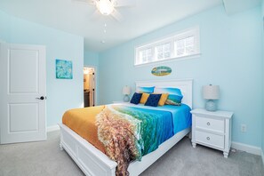 6 bedrooms, iron/ironing board, travel cot, free WiFi