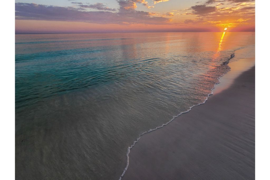 Vlak bij het strand