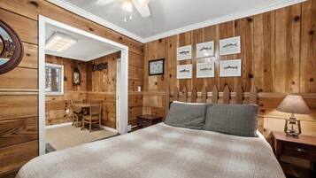 1 bedroom, iron/ironing board, travel crib, WiFi