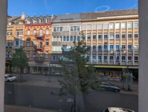 Blick von der Unterkunft